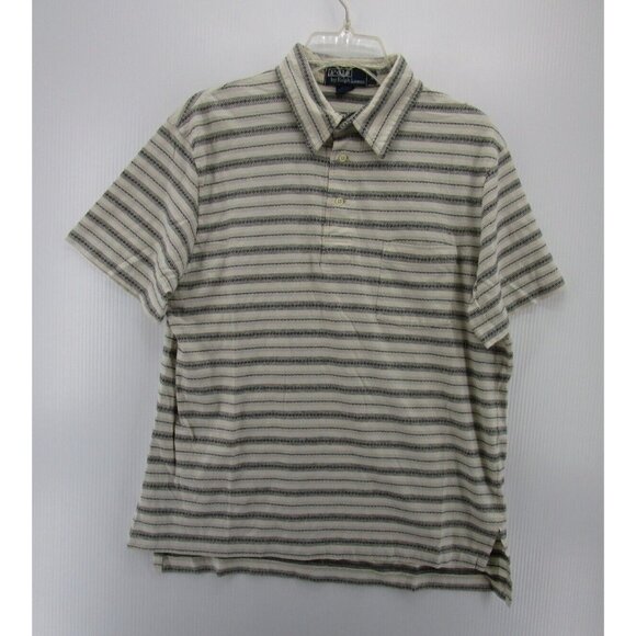 Ralph Lauren Polo Shirt Large Golf Pullover Aztec Striped Pocket Y2K - Picture 1 of 9